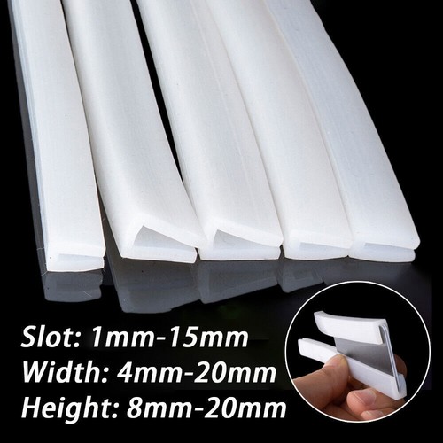 Silicone rubber channel seal - silicone, u-channel