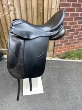 18" Albion Platinum Ultima Dressage Saddle black MW