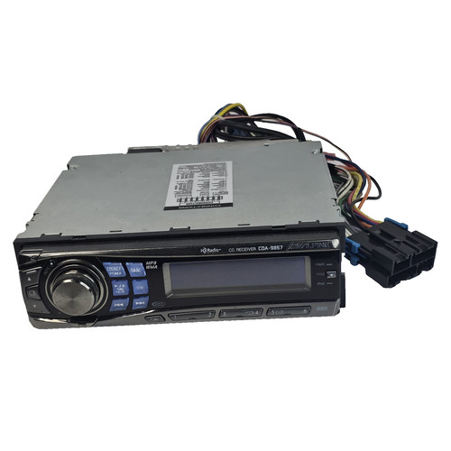 Alpine cda 9857 receiver - cd,