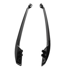 Pair Black Roof Rack Rails