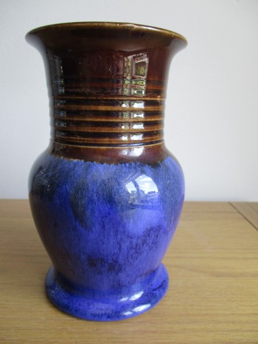 Langley pottery drip ware vase - drip,