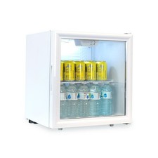 SIA Drinks Fridge, 58L Table Top Beer / Wine Cooler With Glass Door - DC6WH