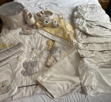 Mothercare Toy Box Teddy cot bedding and accessory/ nursery set