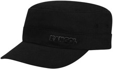 KANGOL Cap Army Military Style Cadet Twill 9720BC Black Sizes : S/M, L/XL & XXL
