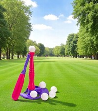 Kids Baseball Set Bat Stand 6