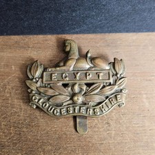 WW2 Gloucestershire Regiment Cap Badge WWII British Army