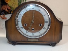 Antique SMITHS Alexander Clark Co Ltd Westminster Chime Mantle Clock No Key