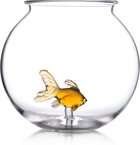 Fish bowl goldfish - 3d, in