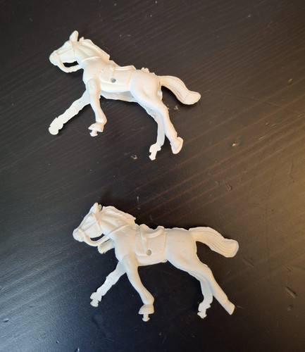 Lot white plastic - white, toy