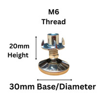 Chrome feet furniture legs - chrome,