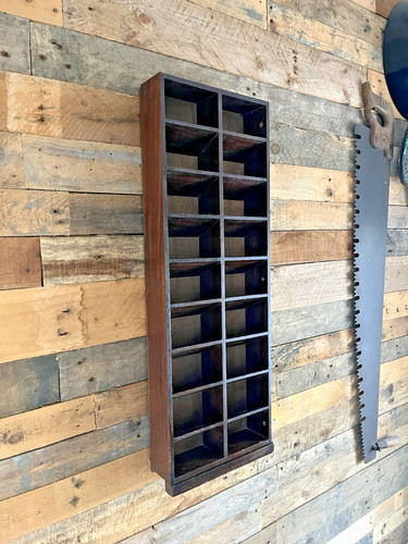 Vintage wooden pigeon hole - pigeon,