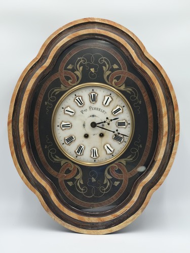 Antique french morbier wall - french,