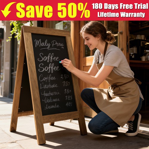 Double sided wooden - sided,