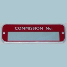 CLASSIC MINI COMMISSION PLATE