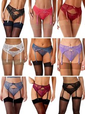 Gossard SuperBoost Lace Suspender Garter Belt High Rise Sexy Lingerie