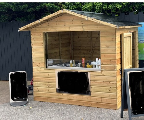 Christmas market hut chalet - market,