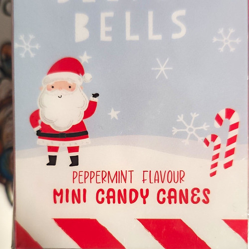 Peppermint mini candy canes - candy,