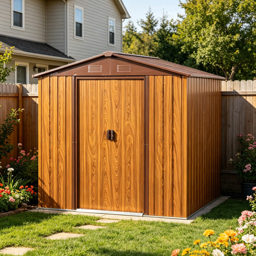 6x6 metal storage shed - 6x6,