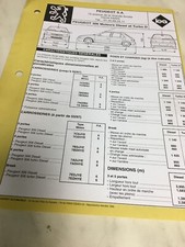 Automobile Technical Sheet