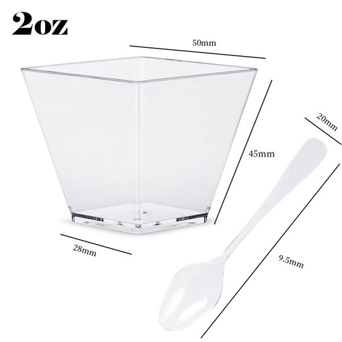 50pcs dessert cups party - 50pcs,