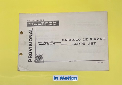 Provisional reproduction parts - provisional,