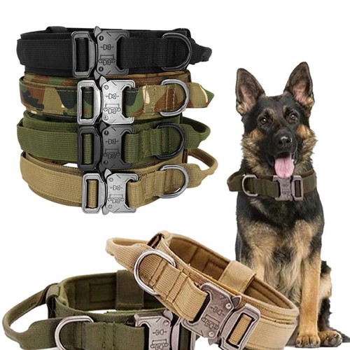 Adjustable tactical dog collar - tactical-dog,