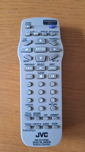 Jvc dvd player - player, control