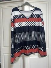 Desigual Black Red White Top