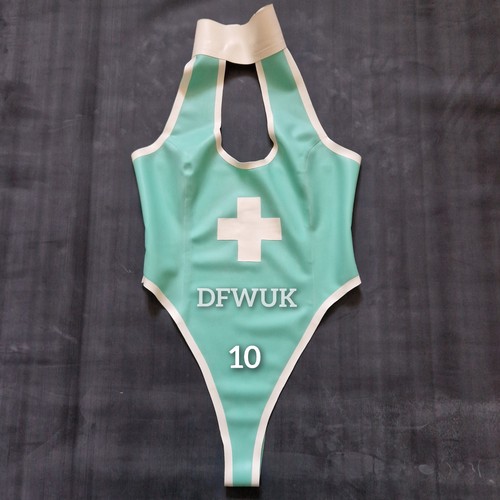 Latex nurse thong - 10,