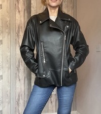 H&M Faux Leather Biker Jacket