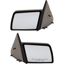 Mirrors Manual Glass Adjust For 88-99 Chevy K1500 88-99 C1500 LH RH Paintable