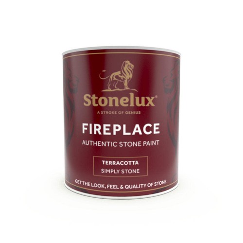 Stonelux fireplace paint - paint,