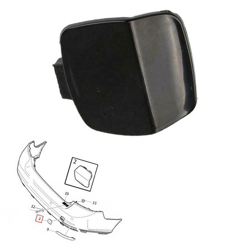 Rear bumper tow hook - rear,