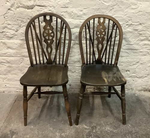 Vintage wheelback wood - wheelback,