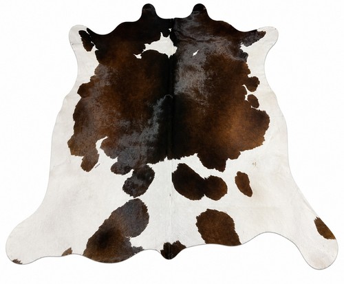 Natural cowhide rug - rug, genuine