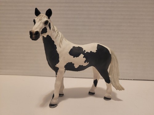2010 schleich pinto mare - mare, horse