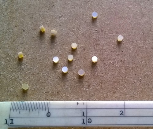 Gold mother of pearl - of,