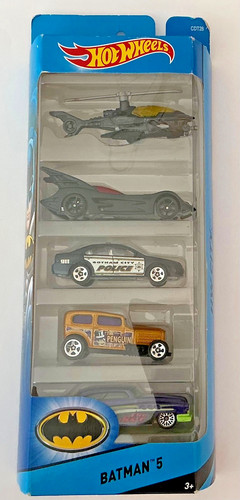Hot wheels batman car pack - hot,