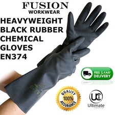 CHEMICAL GLOVES.RUBBER