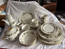 Royal Doulton Larchmont TC1019 38 Piece Dinner Service Vintage 1963 Excellent