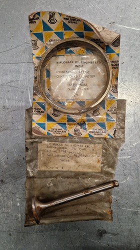 Genuine piston rings and valve - piston,