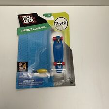 Tech Deck PENNY Australia Blue Skateboard Fingerboard 3/8 Spin Master Damaged