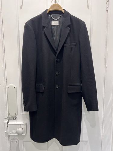 Sandro men wool overcoat - sandro,
