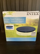 INTEX 8ft Easy Set Round Pool Debris Cover Swimming Paddling 2.44m