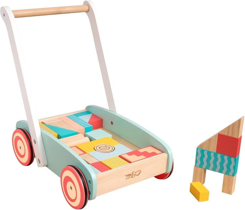 Wooden baby blocks - (29), with