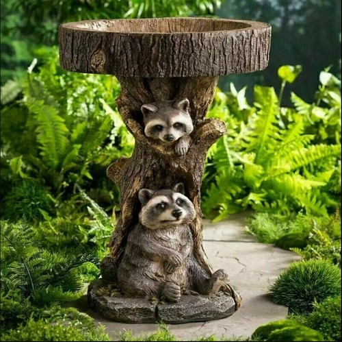 Bird bath feeder pedestal - feeder,
