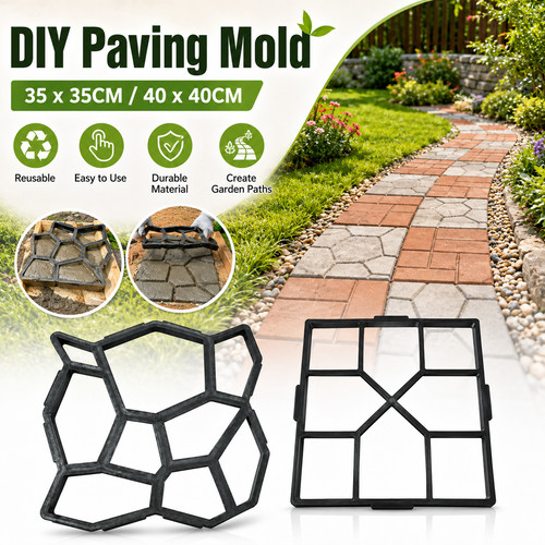 Diy path maker concrete - path,