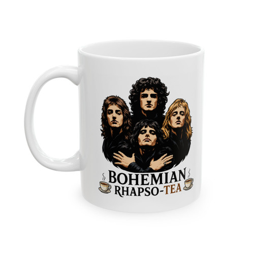 Bohemian rhapsody tea mug 11oz - rhapsody,
