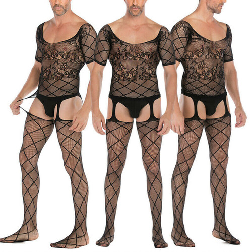Men overall body stocking - men,