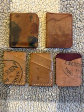 Shell Cordovan Wallet Lot Of 5